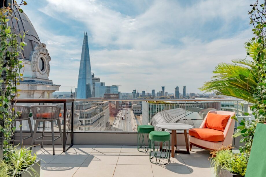 Cool and trendy rooftop bars in London