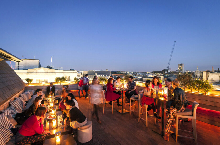 Rooftop cocktail bars in London
