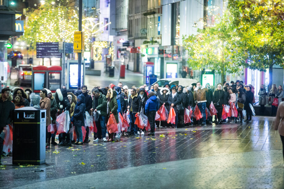 Boxing Day sales on Oxford Street